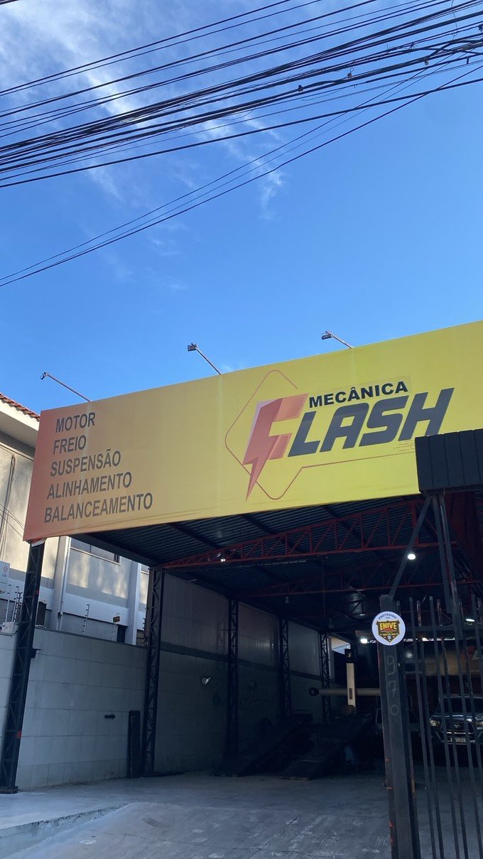 Fachada da Flash Auto Center em Campo Grande